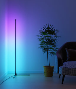 WiFi LED Corner Floor Atmosphere Lamp RGB Digital+White Version